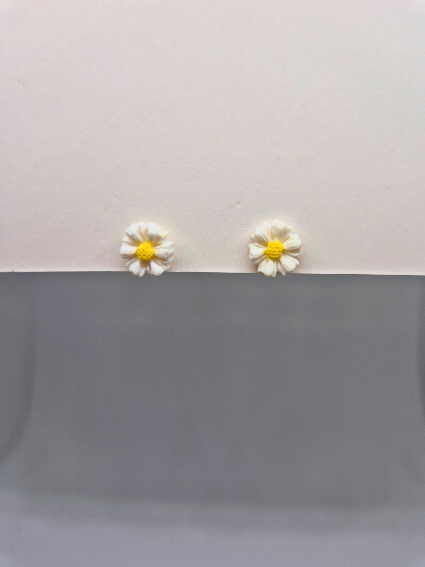 MICRO BLOSSOM balti auskarai