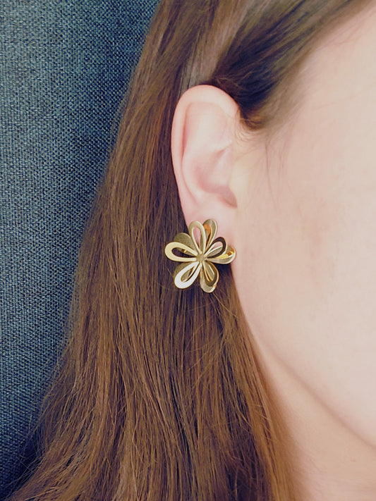 ALTAIR gėlių formos auskarai