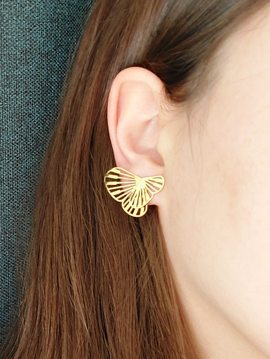 ATLAS drugelio formos auskarai