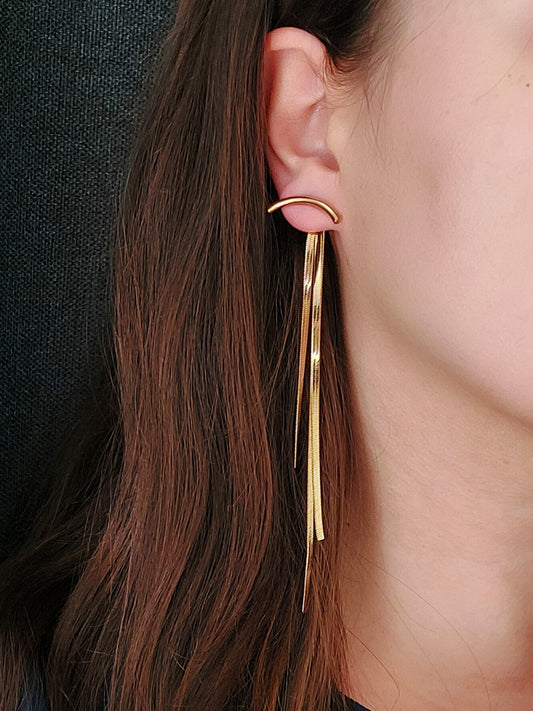 VEGA ilgi išraiškingi auskarai