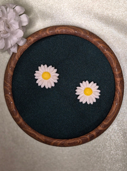 MAXI BLOSSOM balti auskarai