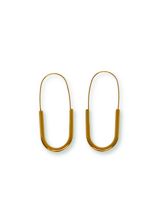 ZARA minimalistiniai sąvaržėlės tipo auskarai
